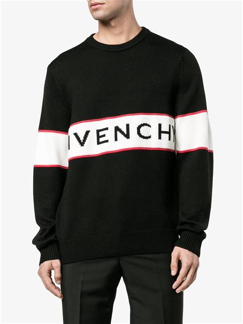 sweater givenchy logo|givenchy jumper men's.